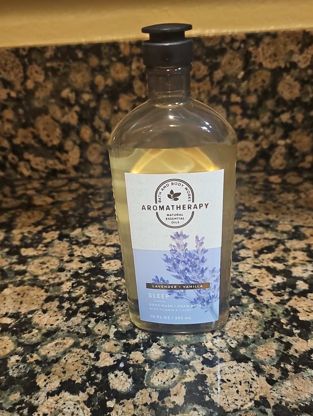 BBW Aromatherapy Sleep Lavender and Vanilla body wash and foam bath